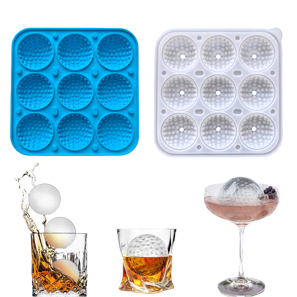 9-cavity golf ball with lid ic - Ice Mold Sphere recension och pris